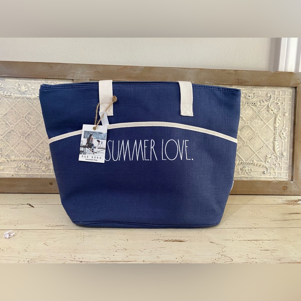 Rae Dunn SUMMER LOVE insulated tote bag - Brand new!  Last one to list!